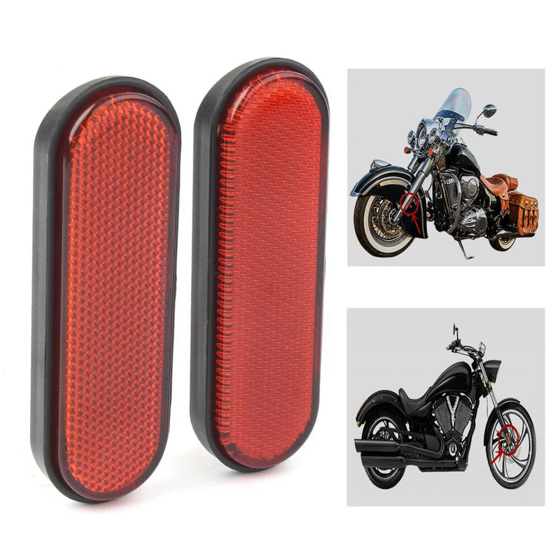 Victory Judge Hammer-S Hard-Ball 2 x Red Front Fork Leg Reflector Covers