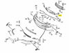 Mercedes W220 S500 S600 Front Left Bumper Absorber (2000-2006)