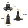 Nissan 30 Pcs 8mm Black Plastic Rivet Fasteners