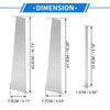 Hyundai Tucson IX35 (2016-2021) Silver Tone 6 Pcs Door Pillar Window Trim