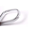 Jaguar XE XF 2016-2018 Silver Side Rearview Mirror Glass Cover Frame Trim