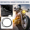 Set 135cm 53.15" Motorcycle Brake Clutch Oil Hose Throttle Pipe Black