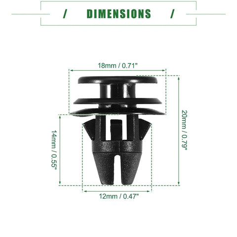 Dodge Ram 1500 20 x Tail Light Lamp Retainer Clips (2019-2023)