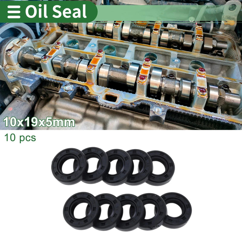 Make Model Oil Seal 10x19x5mm NBR Rubber High Pressure