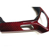 Infiniti G37 EX37 G25 Q40 (2013-2015) Carbon Fiber Red 1x Steering Wheel Trim