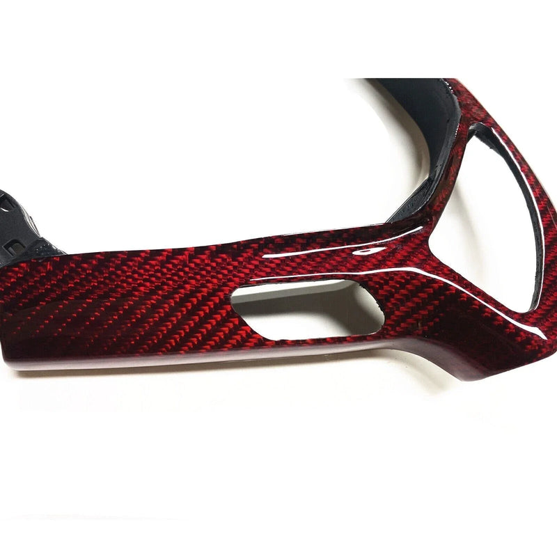 Infiniti G37 EX37 G25 Q40 (2013-2015) Carbon Fiber Red 1x Steering Wheel Trim