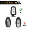 Peugeot 308 Silver TPU Key Fob Shell Cover Case (2007-2014)