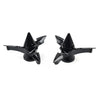 Harley Softail Dyna Spun Blade Spinning Front Axle Cap Nut Covers