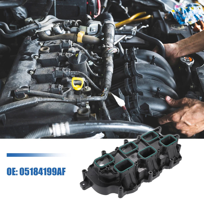 Jeep, Dodge, RAM, Chrysler (2011-2018) Black Lower Intake Manifold