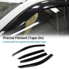 Honda Accord 2008 Side Window Vent Visors Black 1 Set Window Deflectors