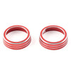 Honda Civic 2016-2021 Red AC Climate Switch Knob Ring Cover Trim