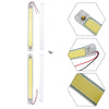 Car Van Caravan Boat 2 x LED Car Interior White Strip Lights Bar Lamp
