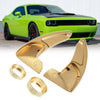 Dodge Charger Gold Tone Inner Paddle Shifter AC Volume Knob Cover Ring