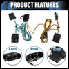 Jeep Wrangler 4-Pin Trailer Wiring Harness Kit (1991-1997)