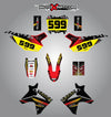 Honda CRF 110 (2013-2018) Factory Style Stickers Custom Graphics Full Kit