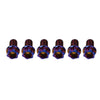 Motorcycle Bike 6 x Titanium Bolt Torx Head Flange Screw M10x30mm