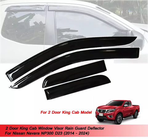 Nissan Navara 2 x Weathershields (2014-2024)