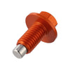 M1 1.75 Magnetic Oil Drain Plug Sump Cap Aluminum Alloy Orange