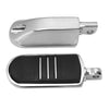 Harley Dyna Wide Glide Chrome Male Mount Highway Foot Pegs