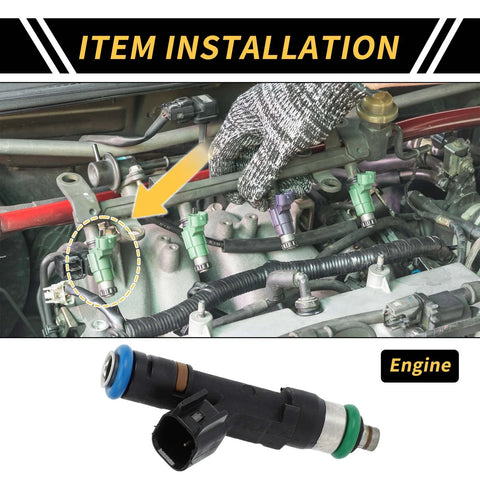 Ford Ranger 2006-2010 - 4 Holes, Black Fuel Injector Nozzle