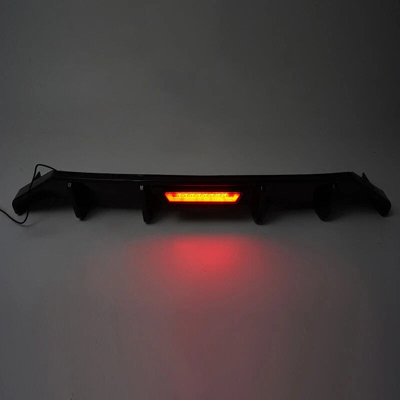 Hyundai Elantra 2021-2024 Rear Diffuser with LED Brake Light Kit