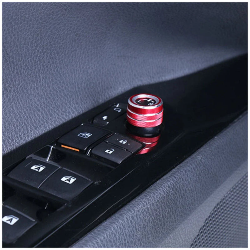 Toyota Camry Red Rearview Mirror Adjust Knob Ring Cover (2018-2023)
