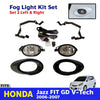 Fog Lights Driving Lamp Complete Set w Wire Fits Honda Jazz GD V-Tech 2006-07