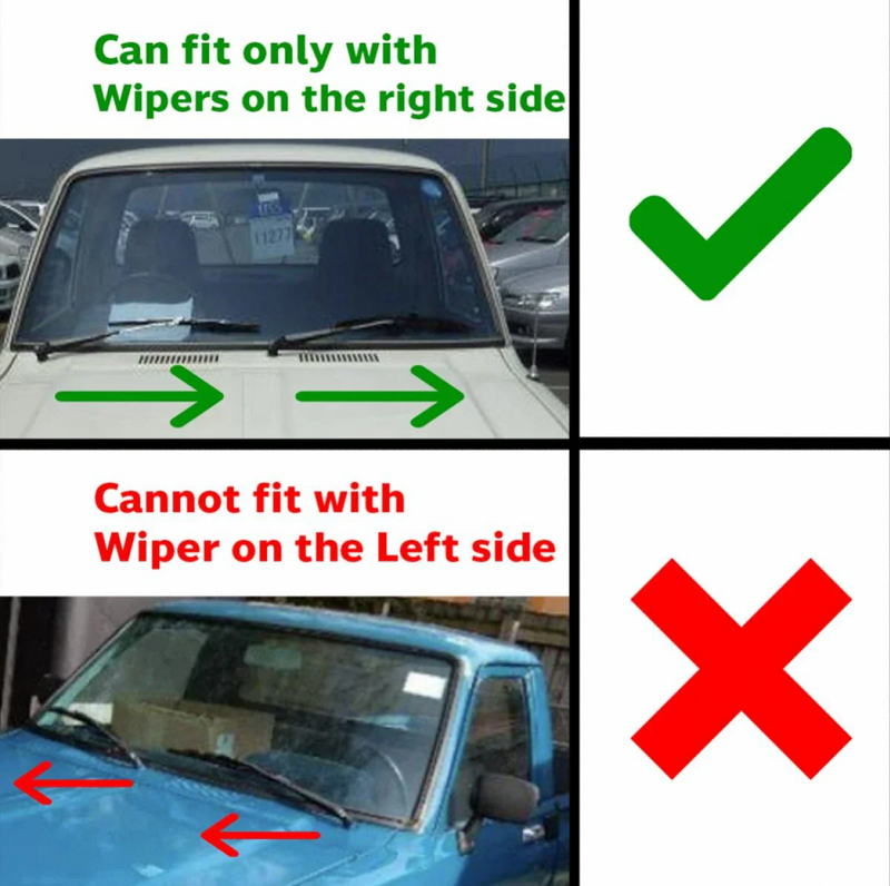 Windshield Wiper Arm L+R (RHD Fits Isuzu D-Max Rodeo Pickup Truck 2003-11 D07