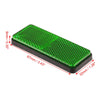 Motorcycle 2 x 87mm Green Rectangular Reflective Warning Reflector
