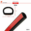 Car Truck Motor Door Weatherstrip Seal D-Shape 8M Rubber Seal Strip