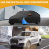 Tesla Model Y (2020-2024) Black Blue 210D Waterproof All Weather Car Cover