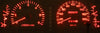 Toyota Landcruiser 80 Series RED LED Dash Cluster Light Kit (1990-1998)