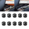 Harley Electra Glide, Road King 9mm-12mm Engine Screw Bolt Cover Caps Black