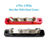 12V 150A Bus Bar Power Distribution Terminal Block Red & Black