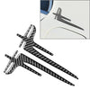 Car Caravan Carbon Fiber Black X-Wing Truck Hood Side Trim