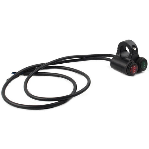 Make & Model 7/8'' 22mm Motorcycle Handlebar Fog Spot Light with Dual On Off Switch