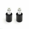 F2 22mm Aluminum Black Motorcycle Handlebar Weights
