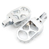 BMW R18 Wide Chrome Motorcycle Driver Footpegs (2020 - Present)