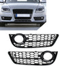 Audi A5 Honeycomb Mesh Fog Light Grille Covers (2008-2011)