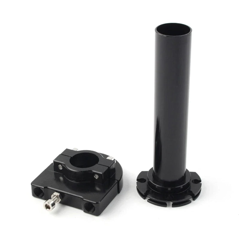 Universal CNC Black 7/8in Turn Twist Throttle Handle Bar Tube