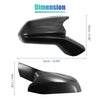 Chevrolet Camaro Rearview Side Mirror Cover Carbon Fiber Black