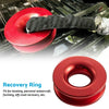 Off Road Winch Rope - 37479lbs Recovery Ring Snatch Block Pulley
