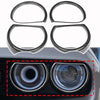 Dodge Challenger SRT 2015-2023 DRY Carbon Fiber Headlight Ring Cover Trim