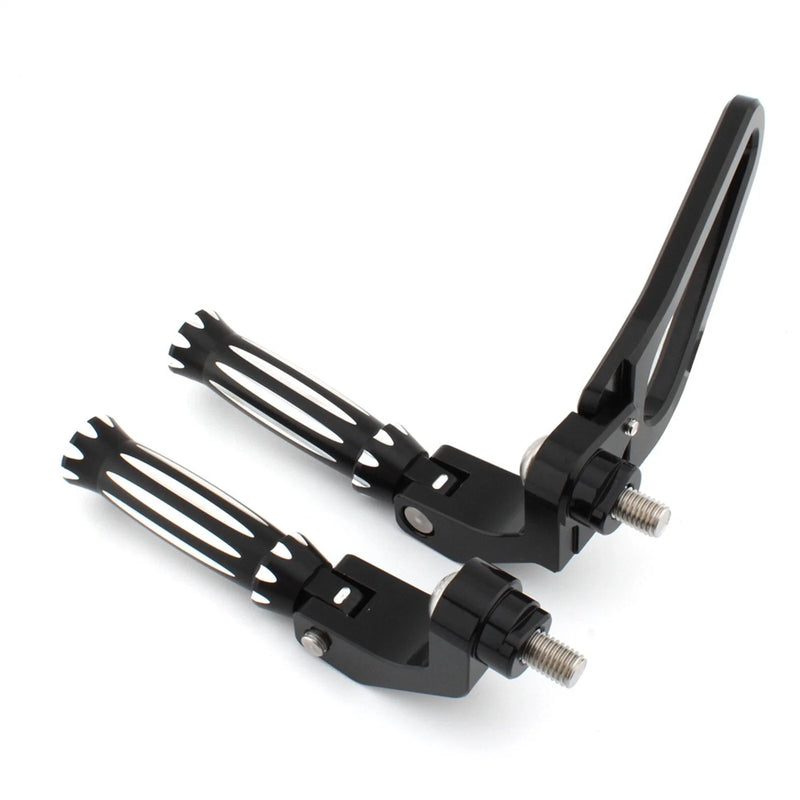 BMW R18 B Classic 2 x Chrome Aluminum Rear Foot Rest Pegs (2020-2023)