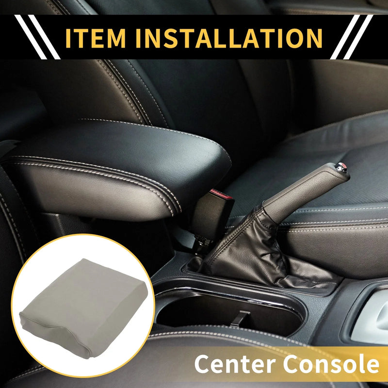 Ford F-150 Microfiber Leather Center Console Lid Armrest Cover (All Years)