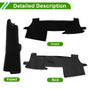 Toyota Mark X 130 Series Dashboard Cover Black Polyester (2009-2019)
