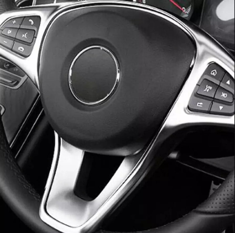15-21 Mercedes-Benz C-Class Sedan Steering Wheel Frame Cover Trim (2015-2021)