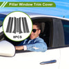 Chevy Trailblazer (2002-2009) Carbon Fiber 8 x Pillar Window Trim