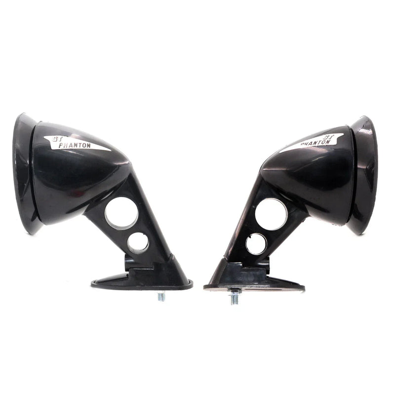 Toyota Hilux 1972-1978 Black Fender Mirror Set