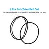 Ford Ranger, Mazda BT-50 3 x Drive Belts (2006-2011)